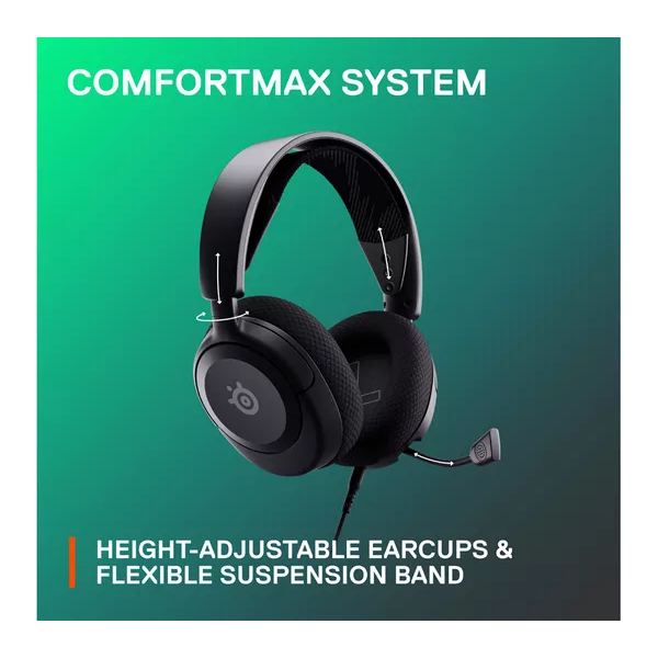 STEELSERIES Arctis Nova 1 - 7.1 Gaming Headset - Black - 7